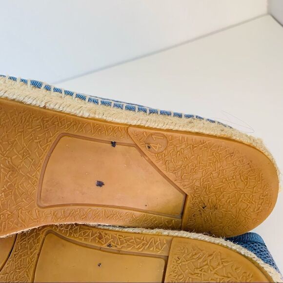 Blue Lace Italian Espadrilles - Picture 5 of 7